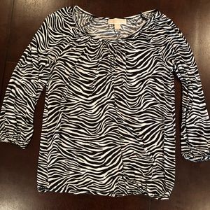 MICHAEL Michael Kors Peasant Top | Size Small